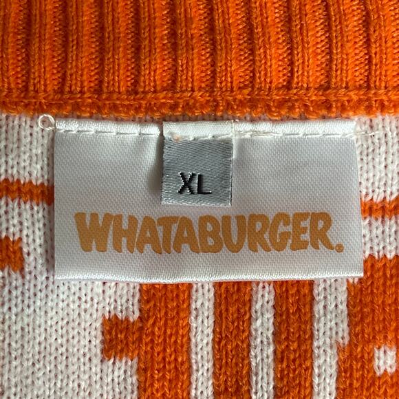 Whataburger Ugly Christmas Sweater Size XL - Picture 4 of 5